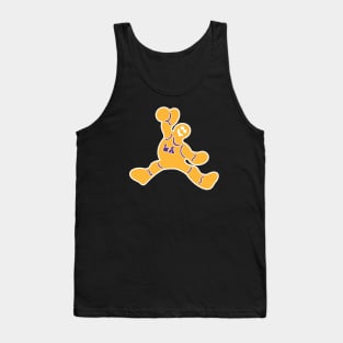 Jumping LA Lakers Gingerbread Man Tank Top